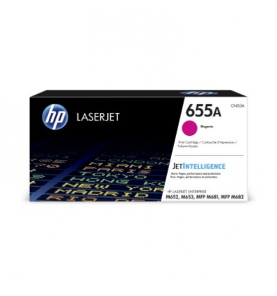 HP 655A purpurová LaserJet Cartridge, CF453A