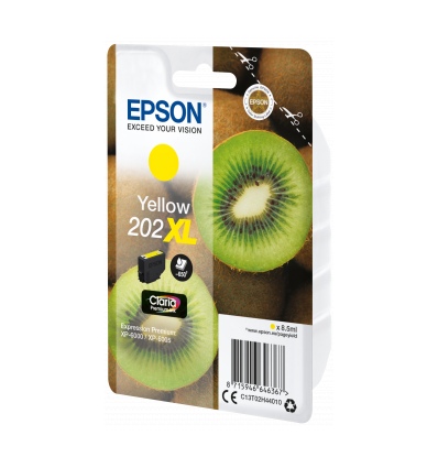 EPSON singlepack,Yellow 202XL,Premium Ink,XL