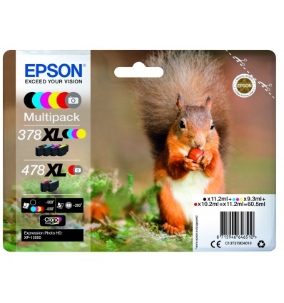 Epson Multipack 6 colours 478XL Claria Photo HD