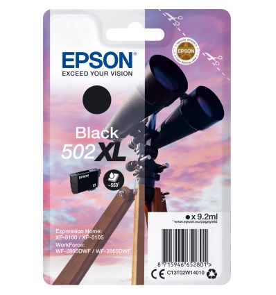 EPSON singlepack,Black 502XL,Ink,XL