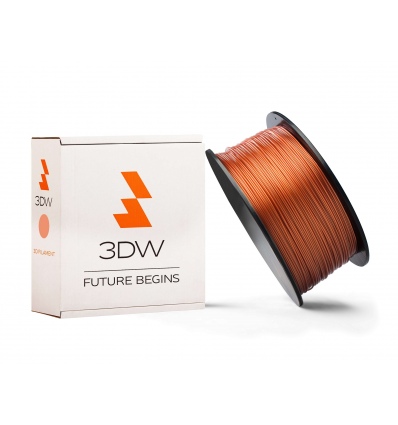 3DW - ABS filament 1,75mm měděná, 1kg, tisk 200-230°C