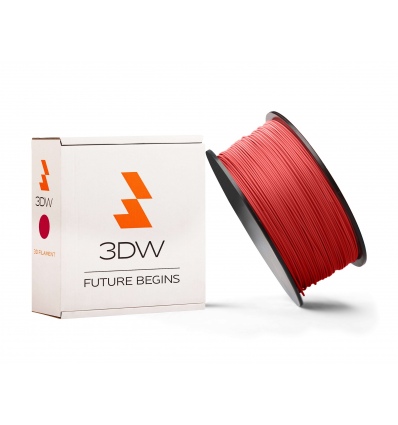 3DW - ABS filament 1,75mm červená, 0,5 kg,tisk 220-250°C