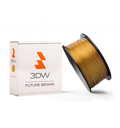 3DW - ABS filament 1,75mm zlatá, 0,5 kg, tisk 220-250°C