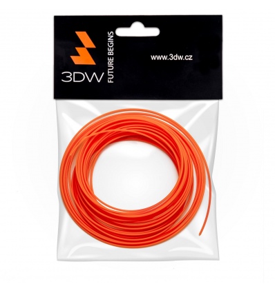 3DW - ABS filament 1,75mm oranžová, 10m, tisk 220-250°C