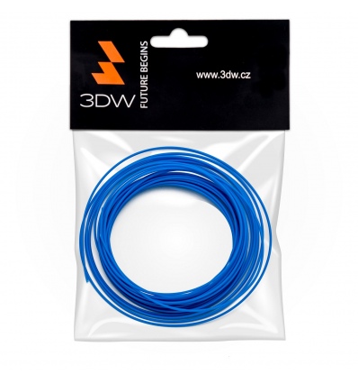 3DW - ABS filament 1,75mm modrá, 10m, tisk 220-250°C