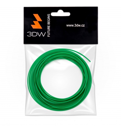 3DW - ABS filament 1,75mm zelená, 10m, tisk 220-250°C