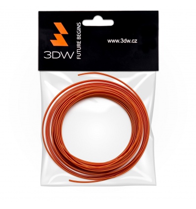 3DW - ABS filament 1,75mm měděná,10m, tisk 200-230°C