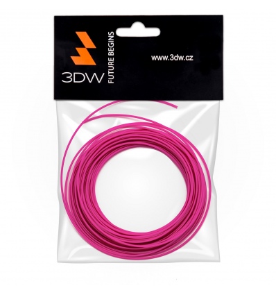 3DW - ABS filament 1,75mm růžová,10m, tisk 200-230°C