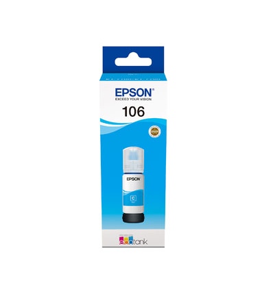 106 EcoTank Cyan ink bottle