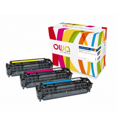 OWA Armor sada kompatibilní s HP CF370AM, 3x2600st, C+M+Y