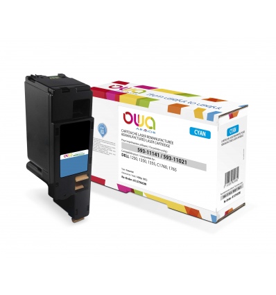 OWA Armor toner kompatibilní s Dell 593-11141, 1400st, modrá/cyan