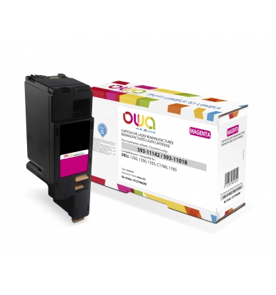 OWA Armor toner kompatibilní s Dell 593-11142, 1400st, červená/magenta