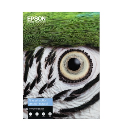 EPSON Fine Art Cotton Smooth Natural A4 25 Sheets