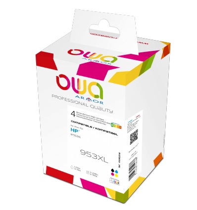 OWA ARMOR ink sada kompatibilní s HP L0S70AE/F6U16-18AE, CMYK