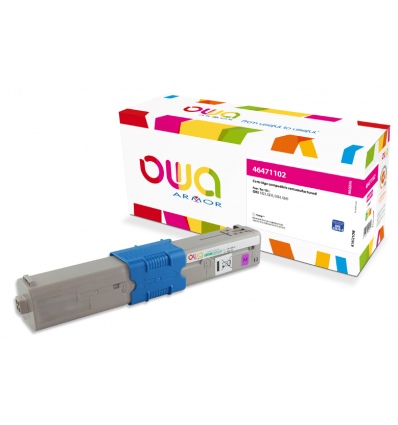 OWA Armor toner kompatibilní s OKI 46471102, 7000st, červená/magenta