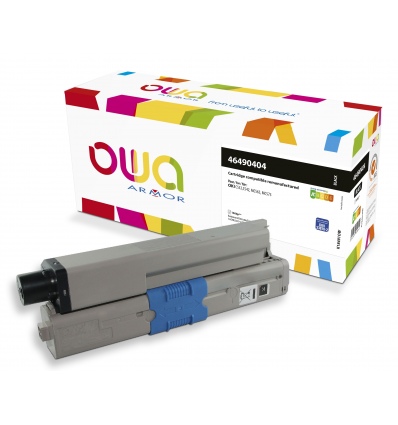 OWA Armor toner kompatibilní s OKI 46490404, 1500st, černá/black