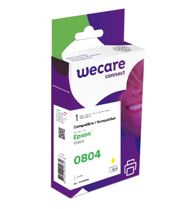 WECARE ARMOR ink kompatibilní s EPSON C13T08044011,žlutá/yellow