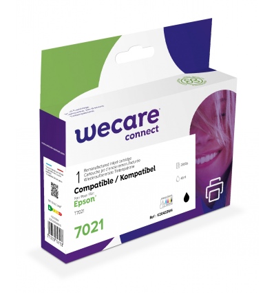 WECARE ARMOR ink kompatibilní s EPSON C13T70214010, černá/black