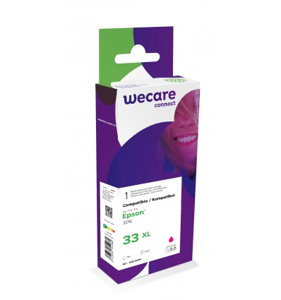 WECARE ARMOR ink kompatibilní s EPSON C13T33634012, červená/magenta