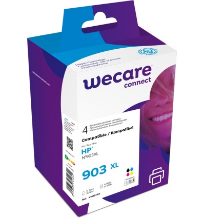 WECARE ARMOR ink sada kompatibilní s HP 3HZ51AE, CMYK/HC