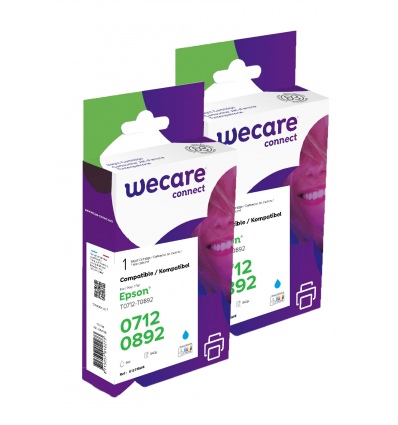 WECARE ARMOR sada ink kompatibilní s EPSON T071240 2x9ml,modrá,T071240