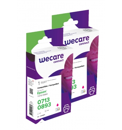 WECARE ARMOR sada ink kompatibilní s EPSON T071340 2x9ml,červená,T071340