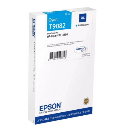 Epson WF-6xxx Ink Cartridge Cyan XL