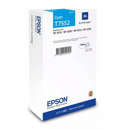 Epson WF-8xxx Series Ink Cartridge XL Cyan