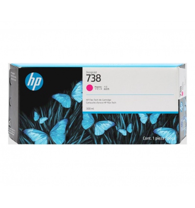 HP 738 purpurová inkoustová kazeta (300ml), 676M7A