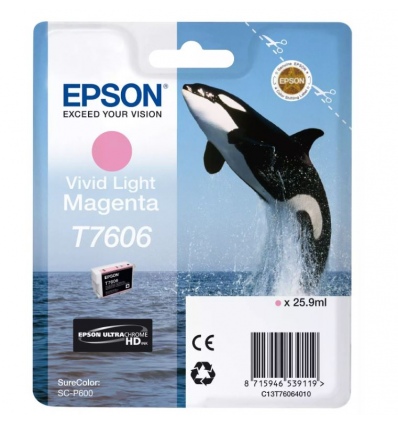 Epson T7606 Ink Cartridge Vivid Light Magenta