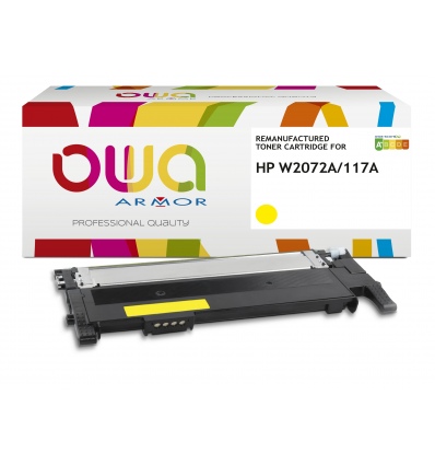 OWA Armor toner kompatibilní s HP W2072A, 117A, 700st, žlutá/yellow