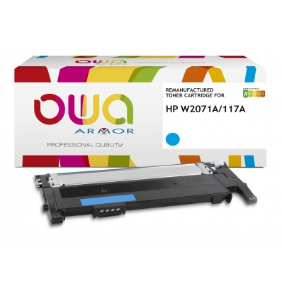 OWA Armor toner kompatibilní s HP W2071A, 117A, 700st, modrá/cyan