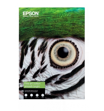 EPSON Fine Art Cotton Smooth Bright A3+ 25 Sheets