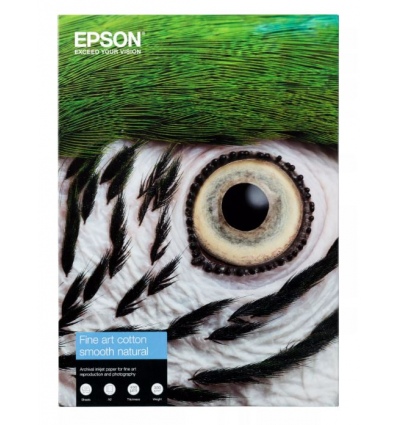 EPSON Fine Art Cotton Smooth Natural A3+ 25 Sheets