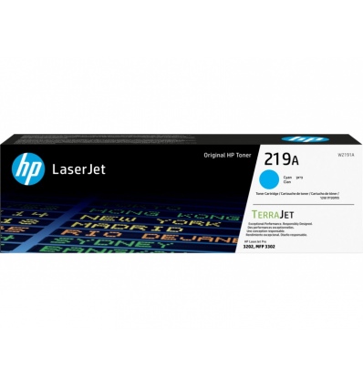 HP 219A, Azurová originální toner. kazeta, W2191A