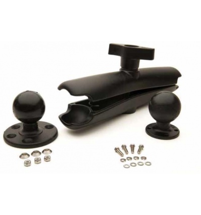 RAM MOUNT KIT, ROUND BASE, LONG ARM, 13 inches (330mm), BALL FOR VEHICLE DOCK REAR