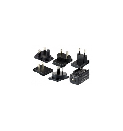 Honeywell ScanPal EDA70,60,50 - KIT,5V/2A PS,5 PLUGS PACKED - zásuvkové adaptéry