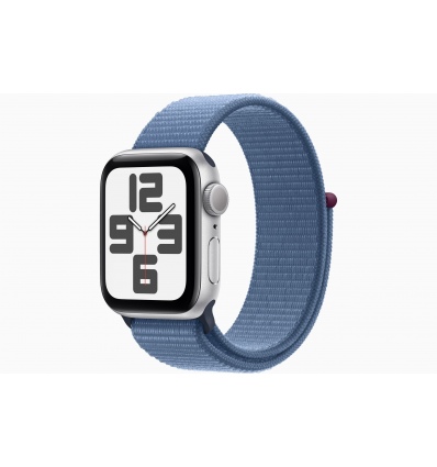 Apple Watch SE/40mm/Silver/Sport Band/Winter Blue