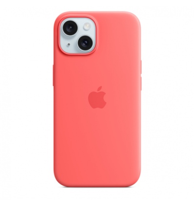 iPhone 15+ Silicone Case with MS - Guava