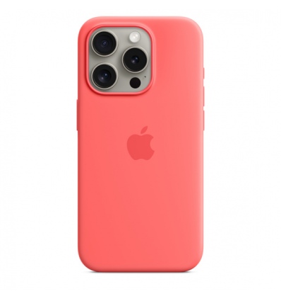 iPhone 15 Pro Silicone Case with MS - Guava