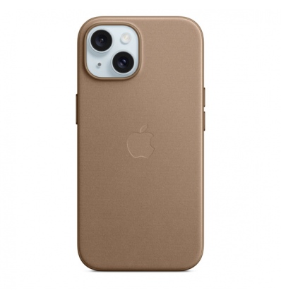 iPhone 15 FineWoven Case with MS - Taupe