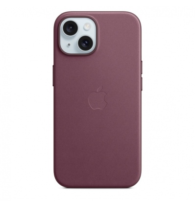 iPhone 15 FineWoven Case with MS - Mulberry