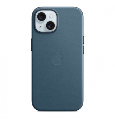 iPhone 15 FineWoven Case with MS - Pacific Blue