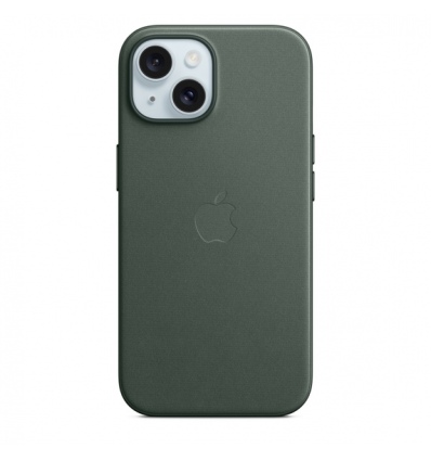 iPhone 15 FineWoven Case with MS - Evergreen