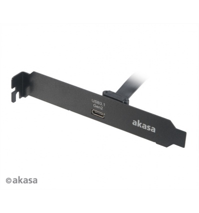 AKASA - USB 3.1 gen 2 Typ C PCI záslepka