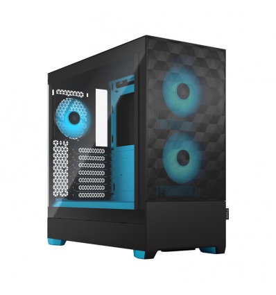 Fractal Design Pop Air RGB Cyan Core TG Clear Tint/Midi Tower/Transpar.