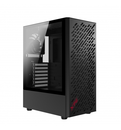 Adata XPG VALOR AIR/Midi Tower/Transpar./Černá