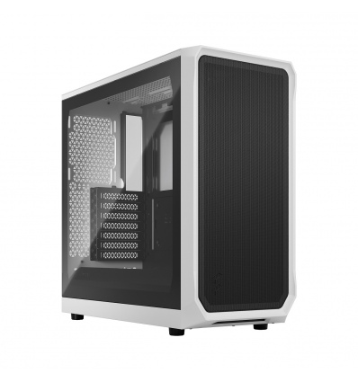 Fractal Design Focus 2 White TG Clear Tint/Midi Tower/Transpar./Černá a bílá