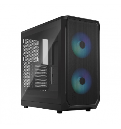 Fractal Design Focus 2 RGB Black TG Clear Tint/Midi Tower/Transpar./Černá