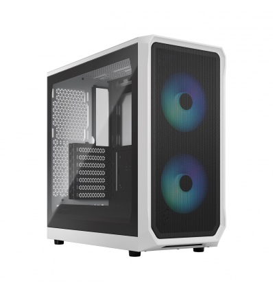 Fractal Design Focus 2 RGB White TG Clear Tint/Midi Tower/Transpar./Černá a bílá